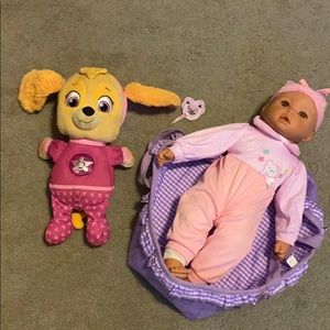 Paw patrol and baby